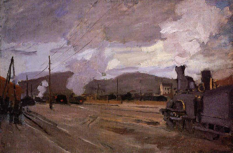 Claude Monet The Gare dArgenteuil oil painting picture